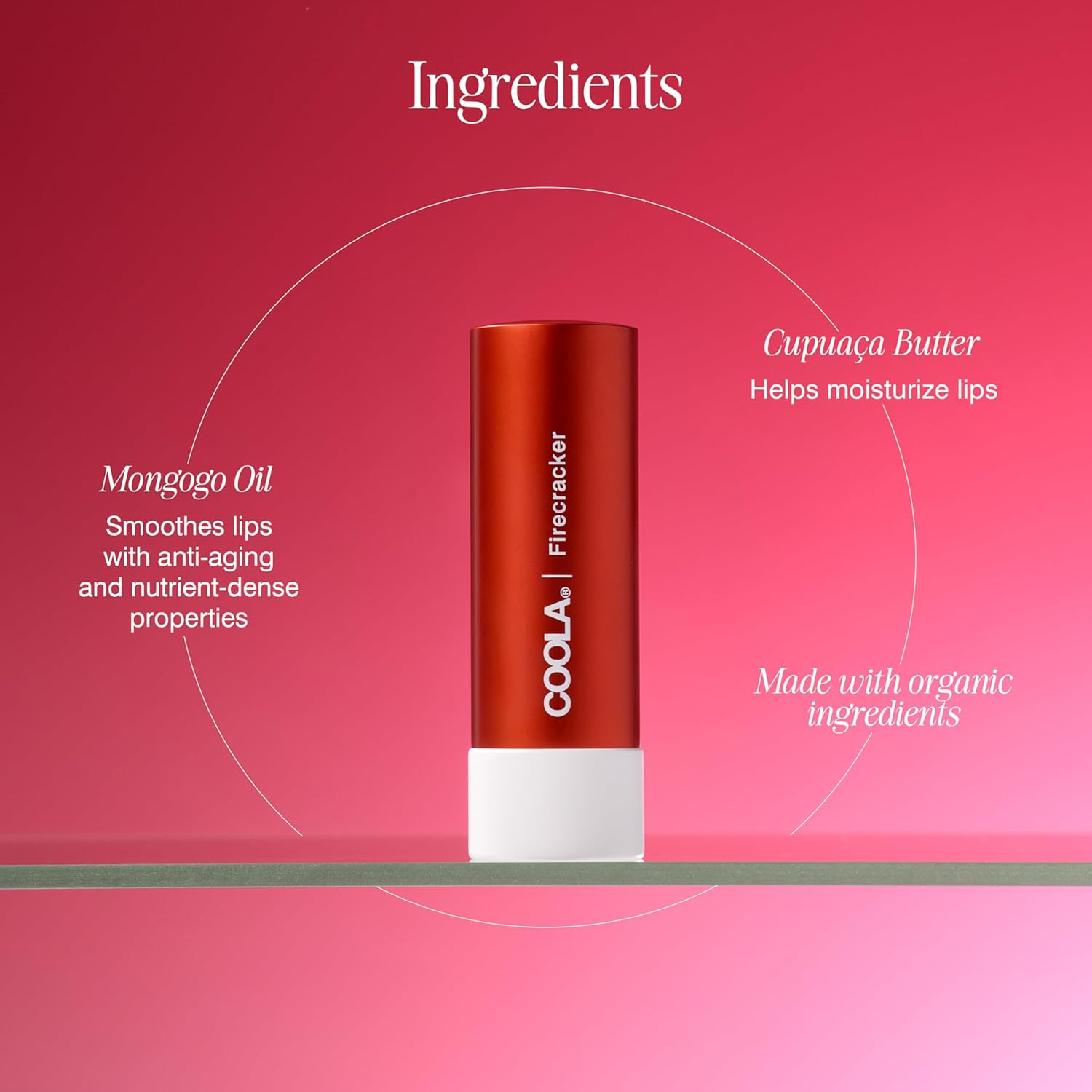 Coola SPF 30 Mineral Liplux 4.2 G, Firecracker image number 1