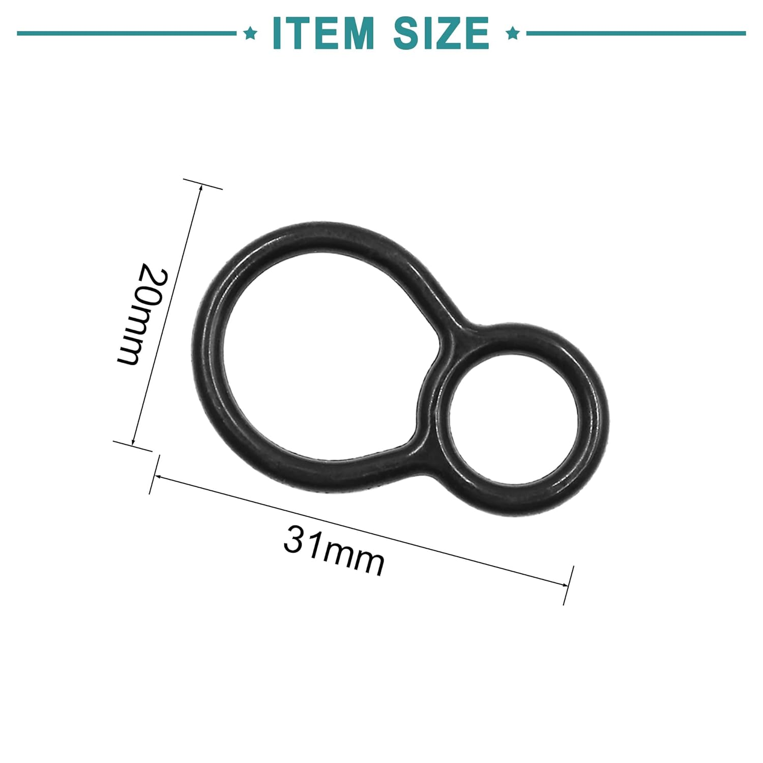 ACROPIX Seal Spool Valve Filter Solenoid Gasket Engine Seal Adapter Fit for Honda Odyssey - Pack of 1 Black