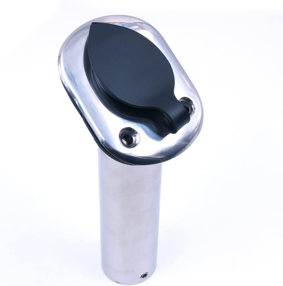 2X ZONADA Heavy Duty Stainless Steel 316 Fishing Rod Holders, Marine Grade, Flush Mount Fishing Rod Pole Holders, 30 Degree image number 5