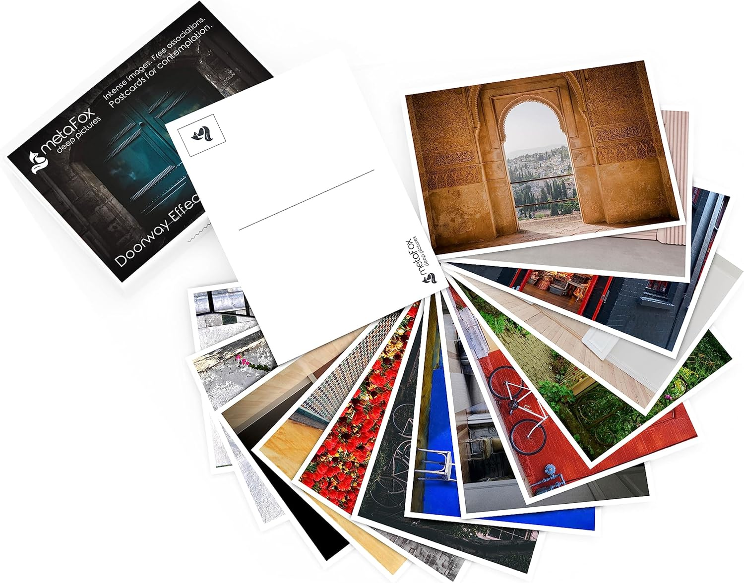 Metafox Galerie of Feelings, 52 Abstract Feeling Cards for Therapy, Coaching and Reflection, High-Quality Coaching Picture Cards in Postcard Format