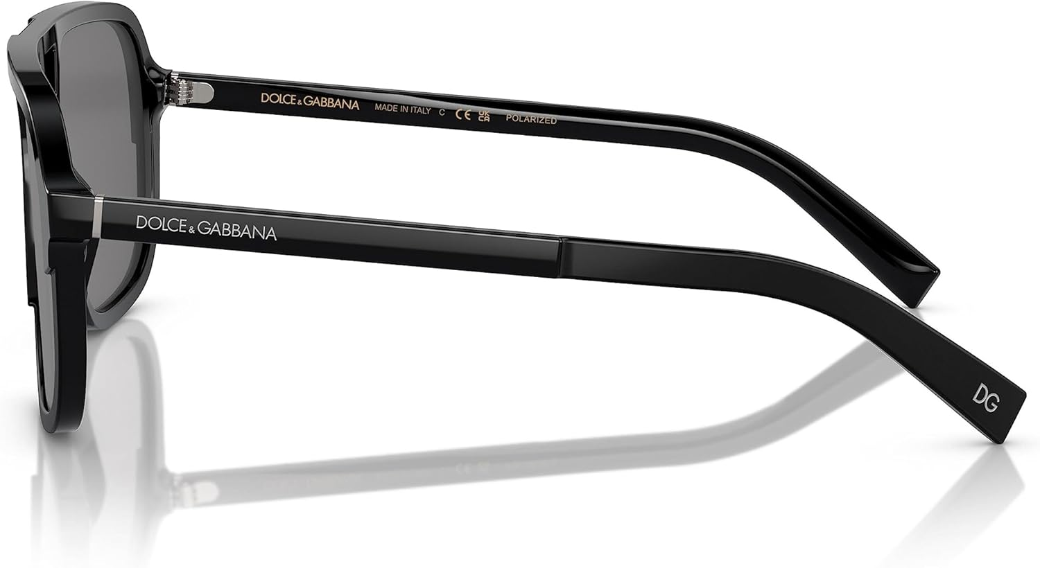 Dolce & Gabbana ANGEL DG 4354 Matte Black/Grey 61/15/145 Men Sunglasses image number 3