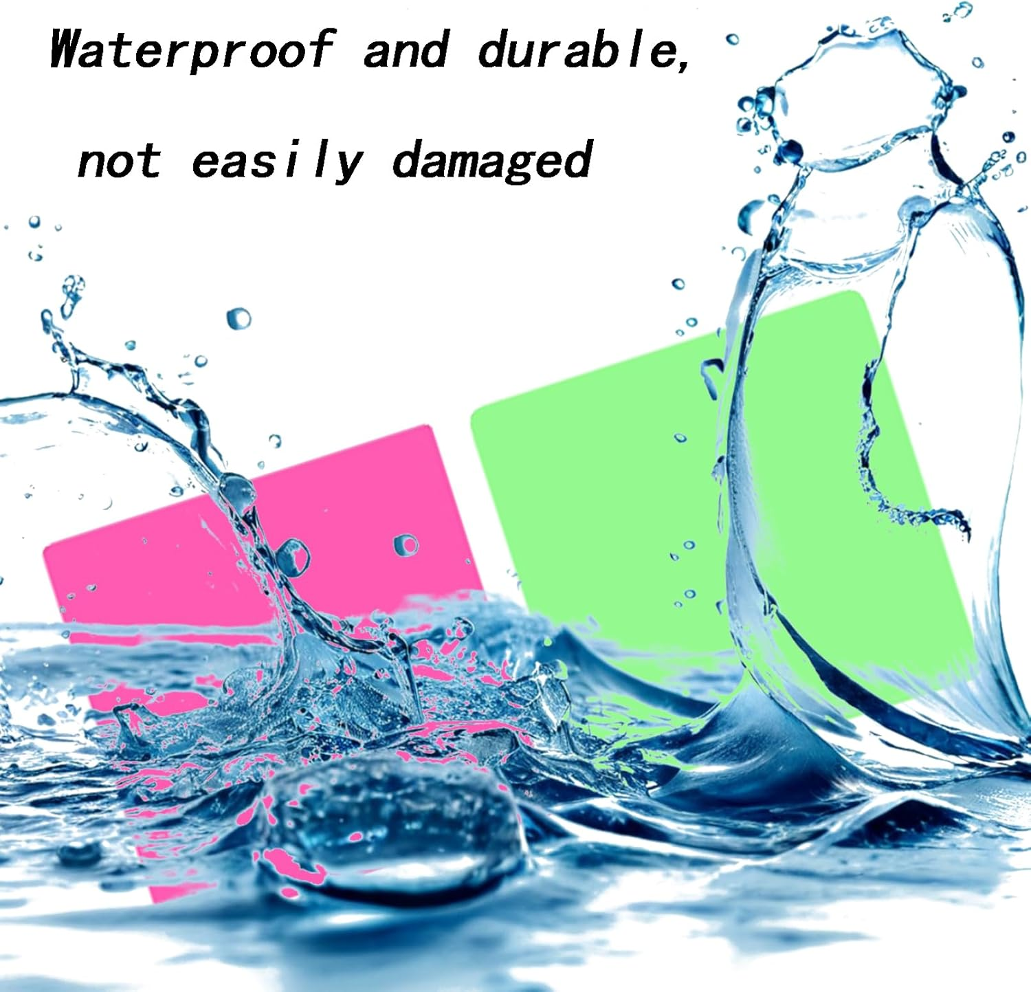 12 Pads Colorful Clear Sticky Notes - 75X75Mm Self Adhesive Transparent Notes for Office School Home Use image number 4