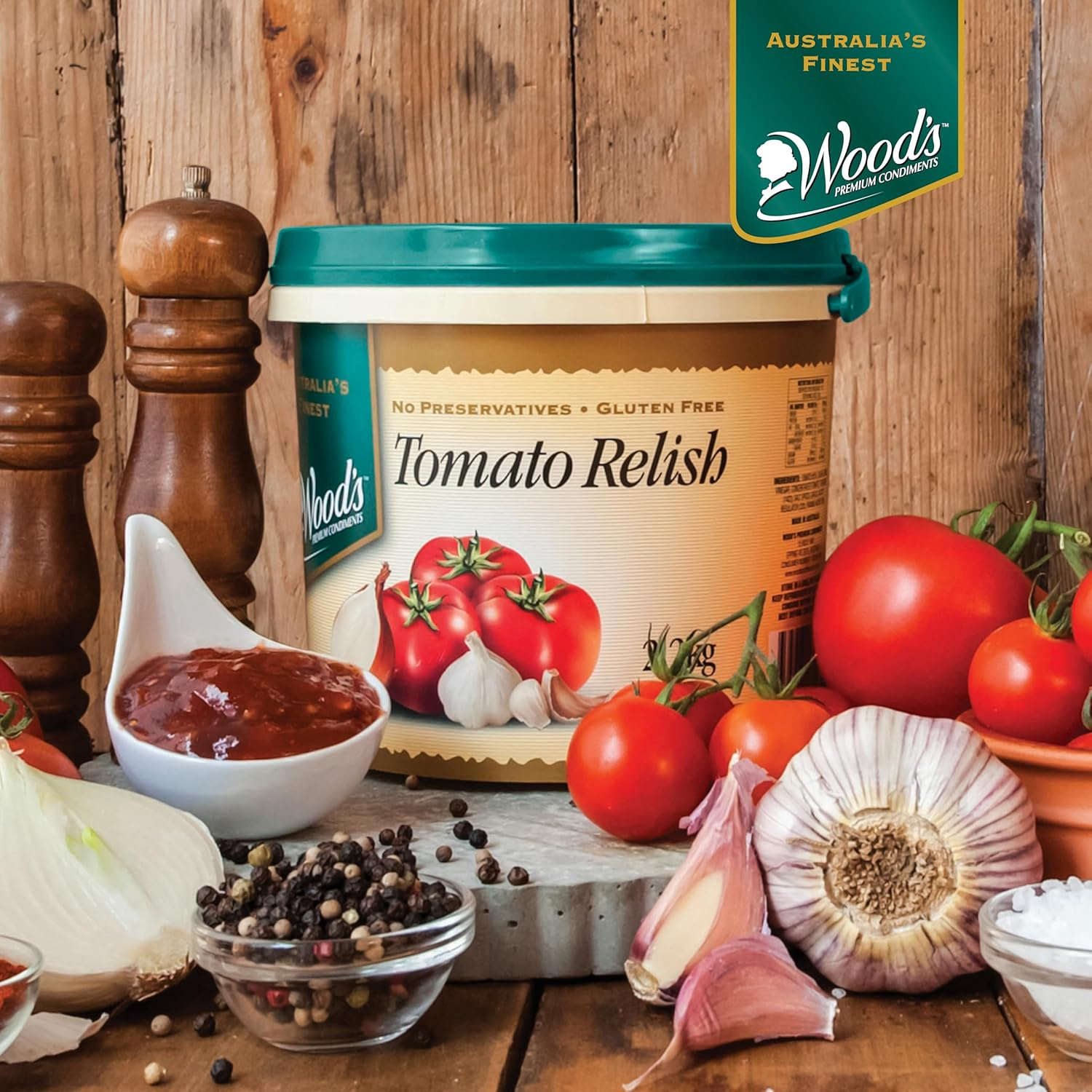 Wood'S Condiments Tomato Relish 2.4 Kg image number 3