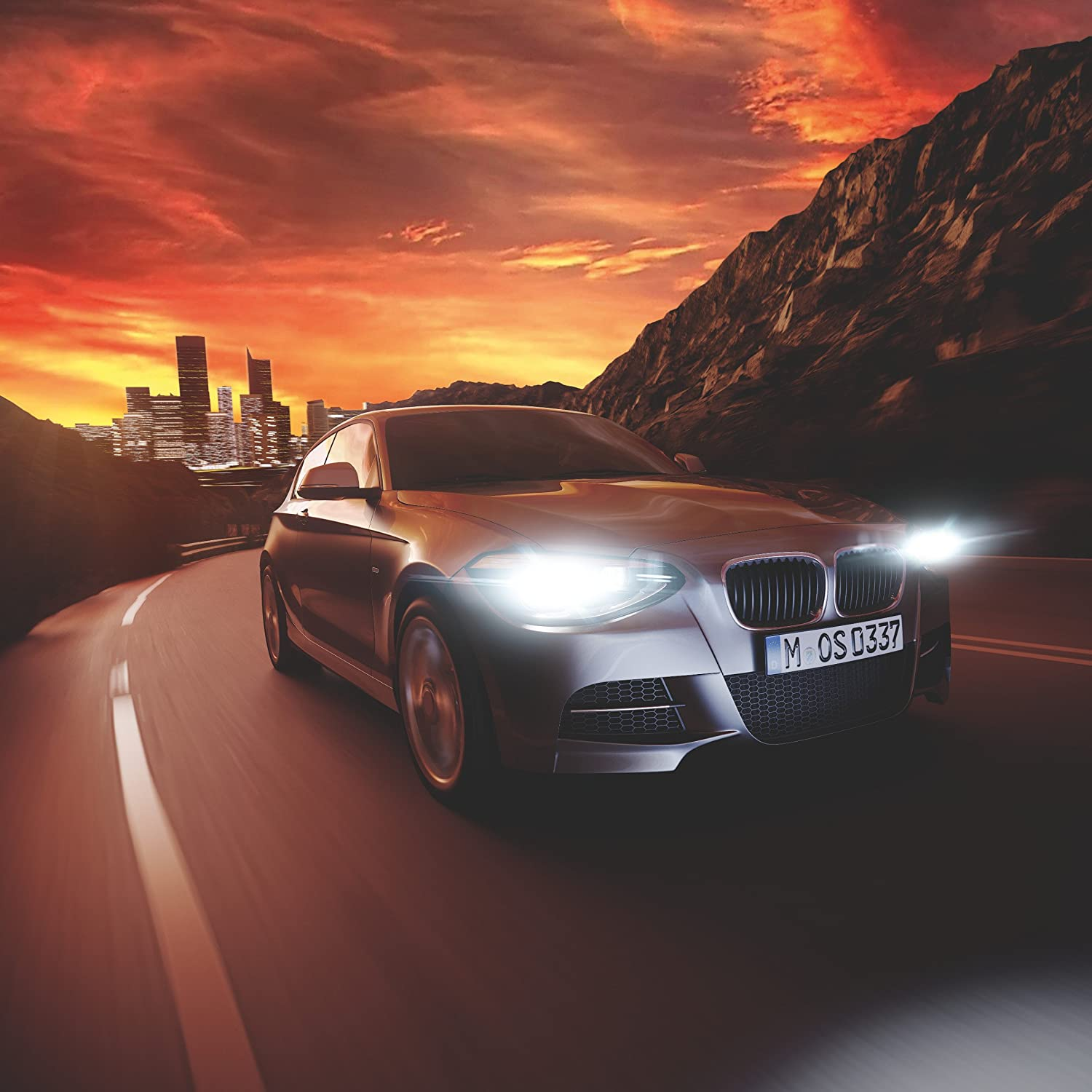 OSRAM Night Breaker Laser H7, +150% More Brightness, Halogen Headlight Bulb, 64210NL-2HB, 12 V Car, Hanging Box (2 Lamps) image number 4