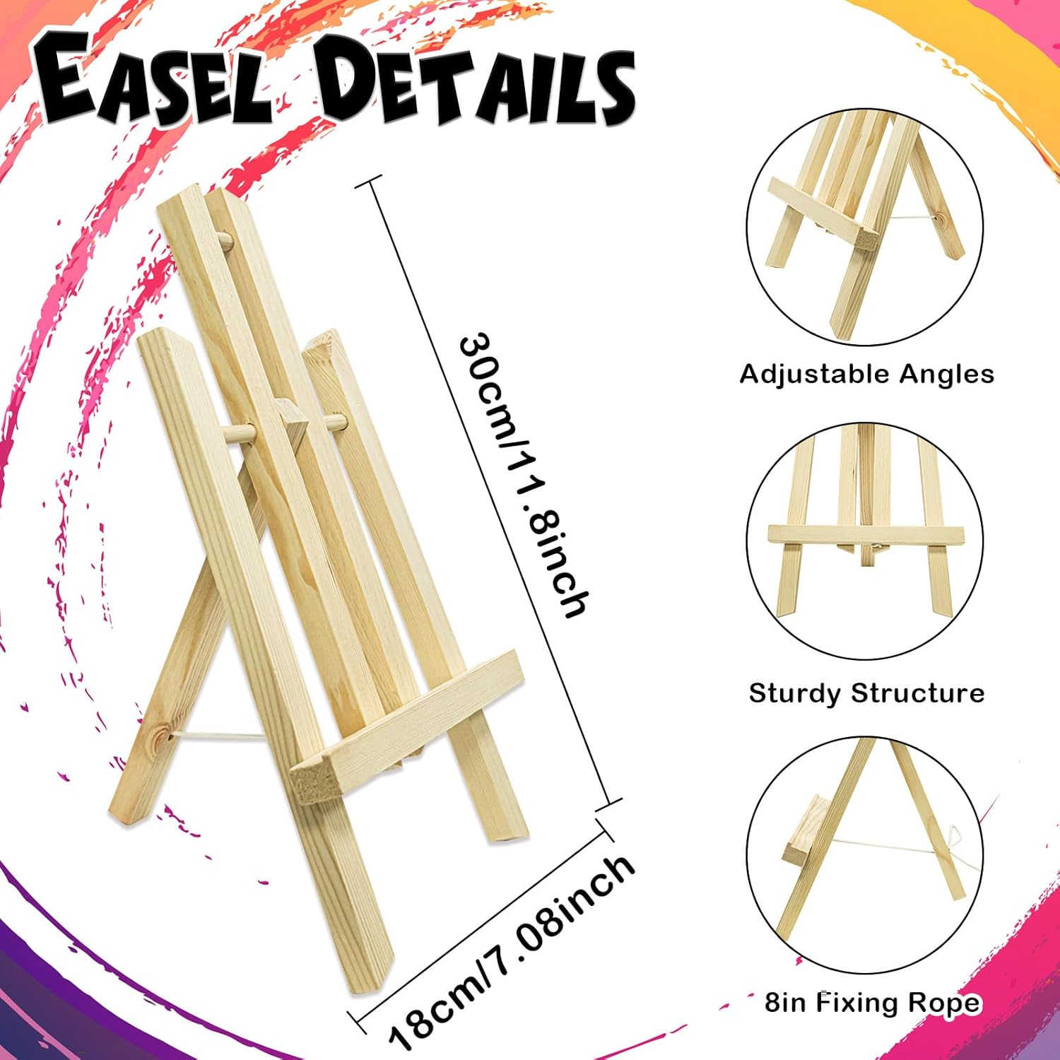 VOCHIC Sip and Paint Kit, Pre Drawn Canvas Painting Kit for Adult, Paint Art Set with Outline Canvas for Adults Date Night Games Couples Sunset Heart, Valentine'S Day, 2 Pack (8 X 10 Inches) image number 2