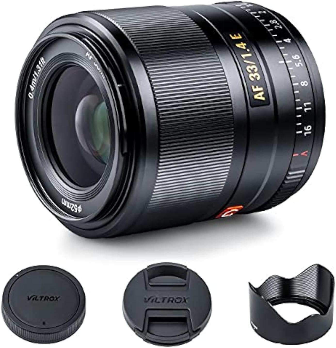 VILTROX 33Mm F1.4 F/1.4 Auto Focus Prime Lenscompatible with Sony E-Mount Camera A6500 A6300 A6000 A6400 A6100 A5100 A6600 A7 A7R A7C A7II A7RII A7SIII A7III A7RIII A7RIV A9
