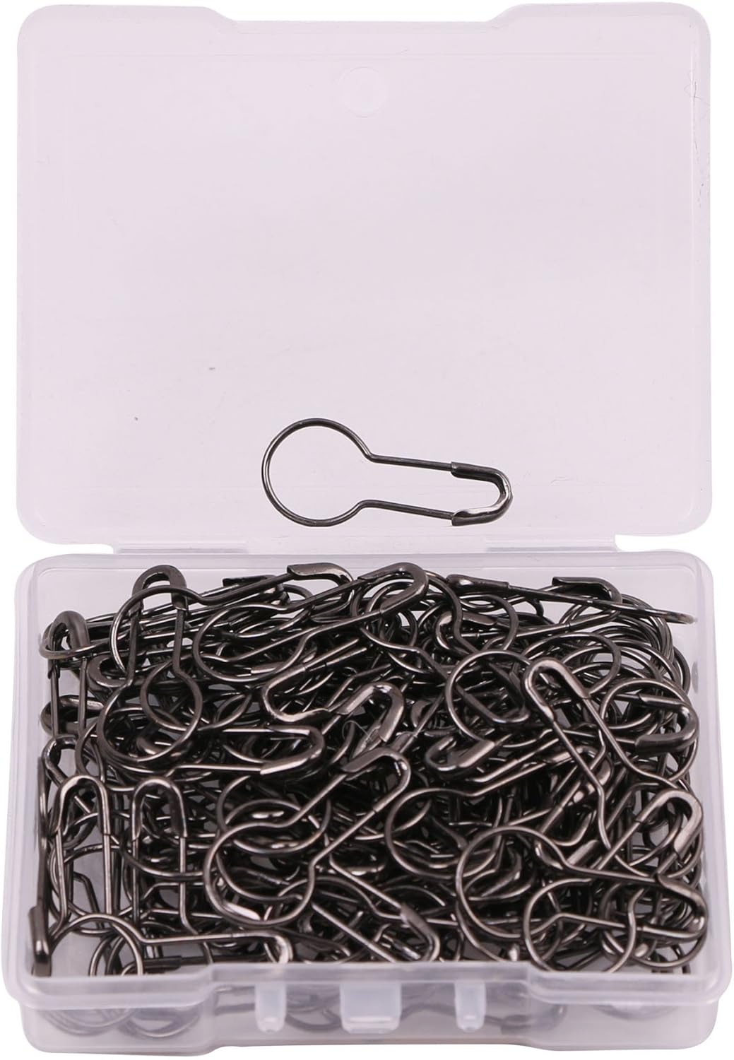 Shapenty 21Mm/0.8 Inch Small Metal Gourd Safety Pins Bulb Guard Calabash Quilting Sewing Pin Bead Needles for DIY Craft Home Accessories, 120PCS (Bronze)