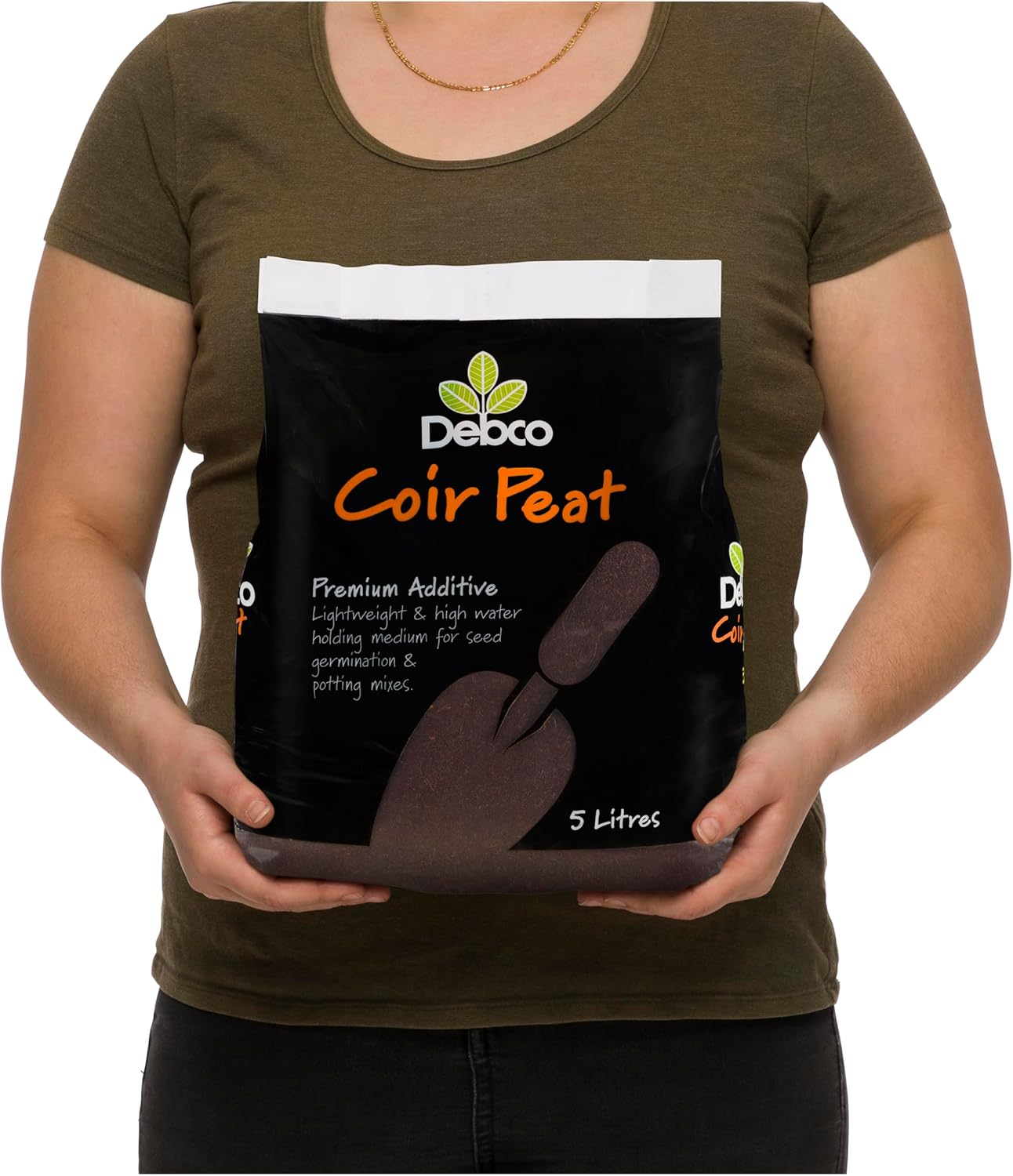 Debco Coir Peat for Potting Mixes 5L - Lightweight & High Water Holding - for Creating Own Mixes - Suitable for General Potting Mix and Seed Raising Mix image number 1