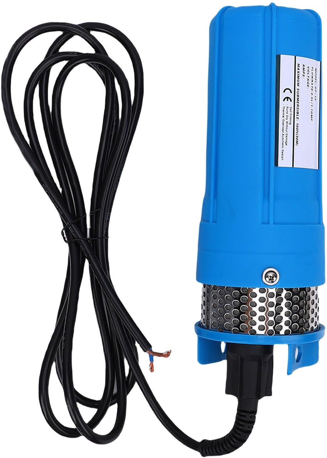 Cryfokt 96W Submersible Deep Well Pump, High Speed ​​Carbon Brush Motor for Fast Water Transport (DC24V) image number 1