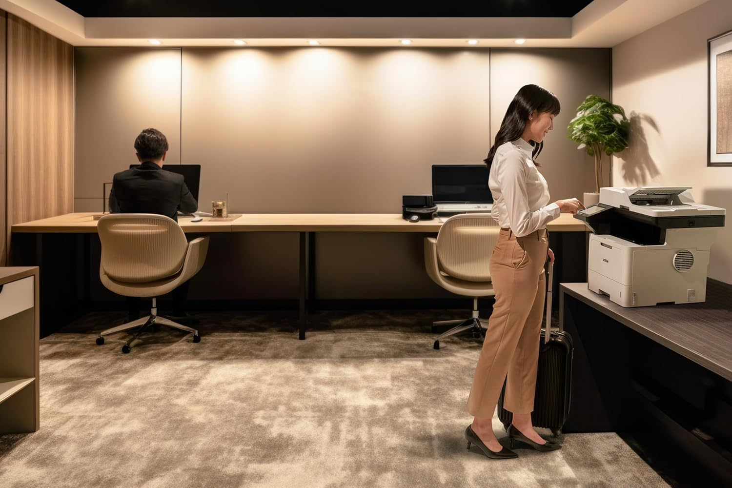 Brother MFC-L5915DW Mono Laser Multi-Function Centre, A4, 50Ppm, White image number 6