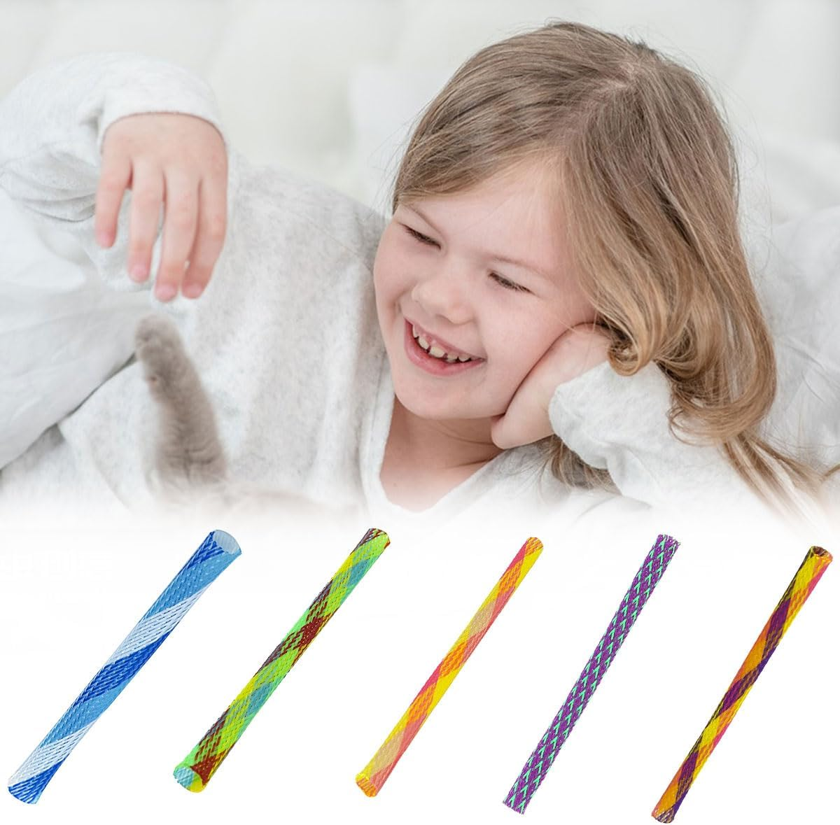 Cat Toy, Cat Spring Toy, Colourful Creative Plastic Spiral Springs Spiral, Interactive Spiral Cat Toy, Plastic Spiral Springs, Spiral Cat Toy, Toy Spiral Springs, 20 Pieces image number 6