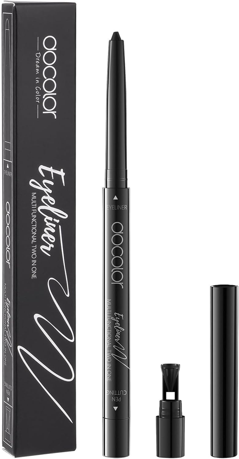 Docolor Eyeliner Gel Eye Liner Pen Ultra-Pigmented Waterproof Smudge-Proof Gel Eyeliner Pencil, Black image number 2