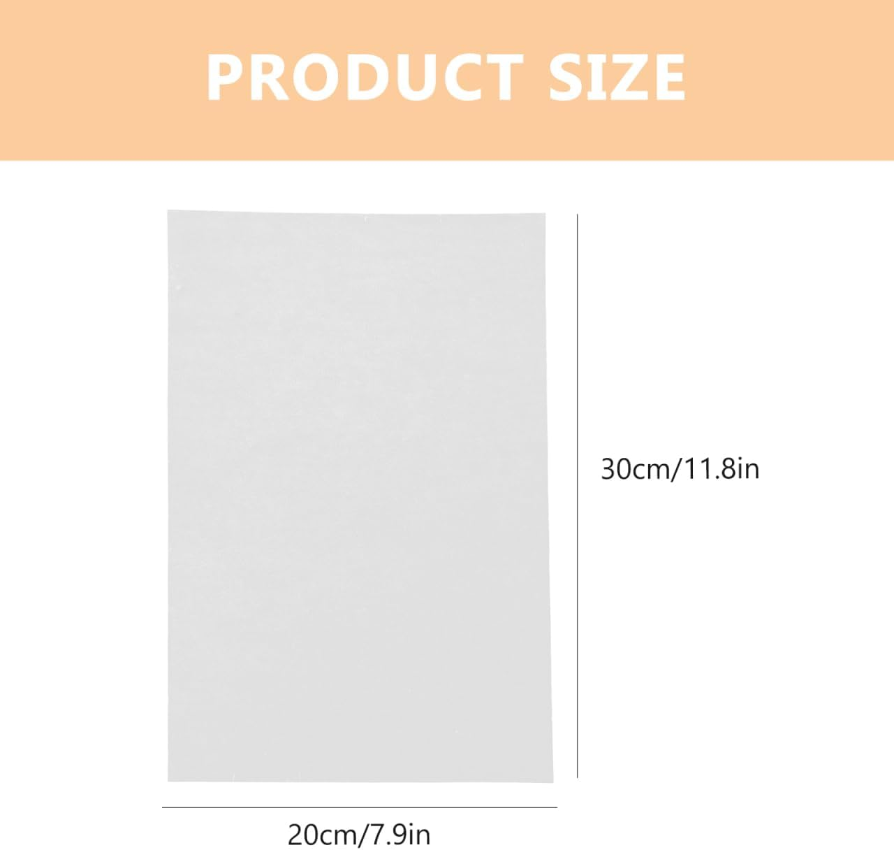 Ciieeo 20 Sheets Double Sided Fusible Iron on Adhesive Tapes for Fabric No Sew Bonding Perfect for Clothing Home Decor and Craft Projects image number 3