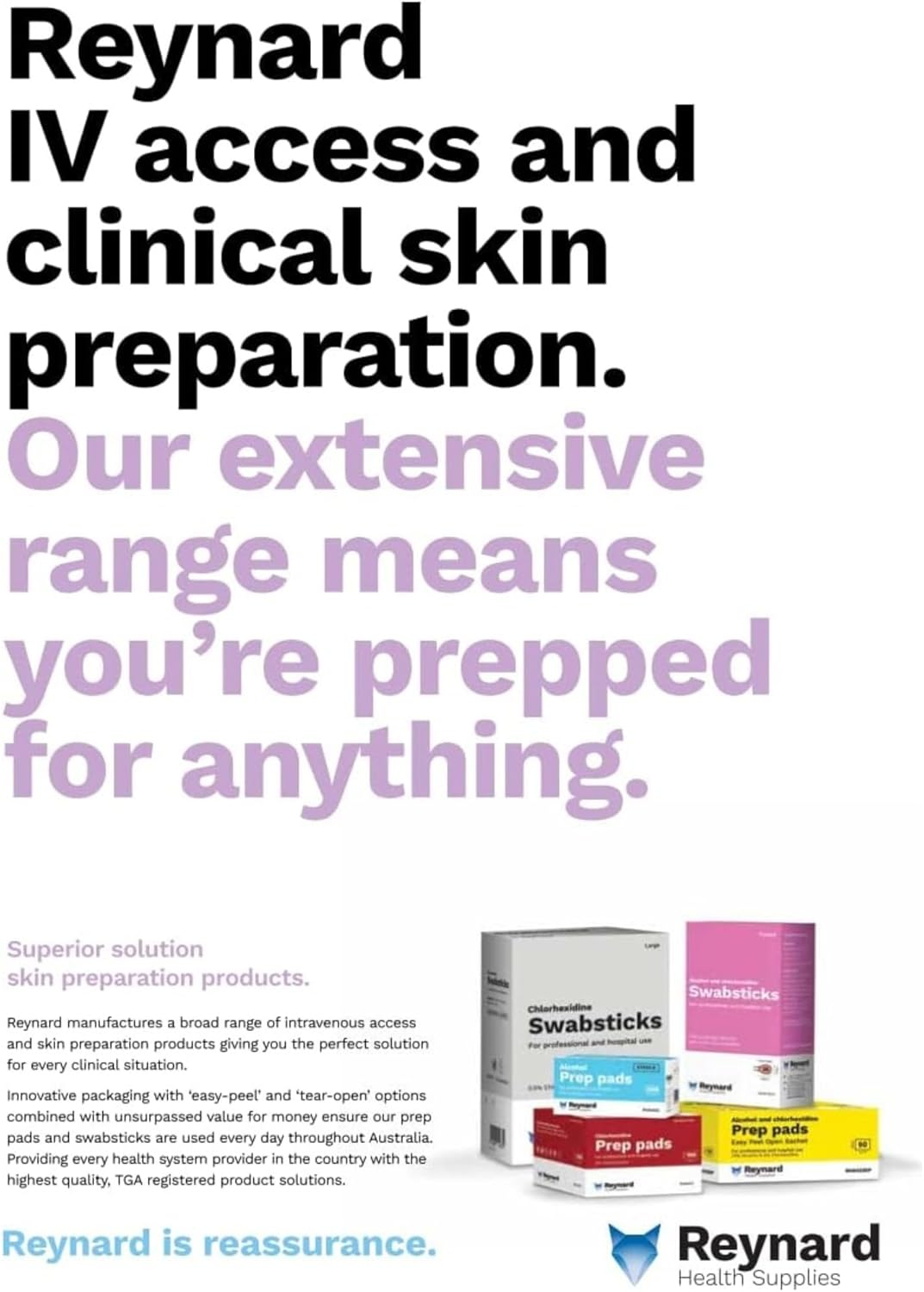 Reynard Health Supplies Alcohol Prep Pads, 70% Isopropyl, Sterile, 6 X 3 Cm, 200 Count image number 2