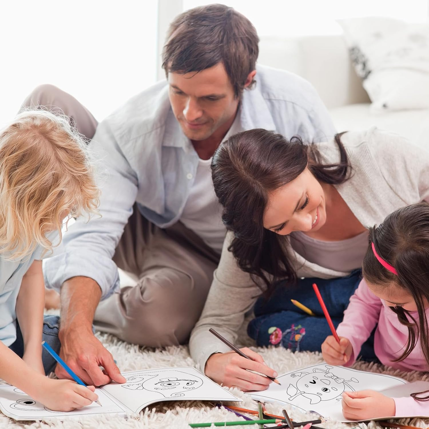 Elfew 24 Pack Colouring Books for Children Ages 2-4,4-8, Bulk Colouring Books, Kids Party Favour Gift,Mini Colouring Book Set for Goodie Bags Stuffer Fillers image number 1