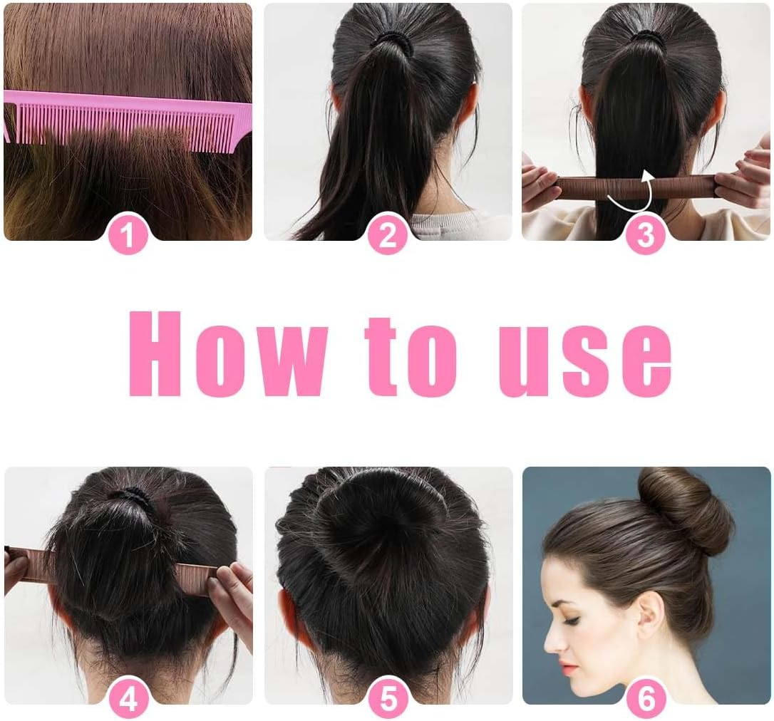 IKOPFLN 6 Pieces Hair Styling Set for Women Girls Hair Styling Tools Bun Maker Braiding Tools Accessories for Women and Girls DIY Hair Styling