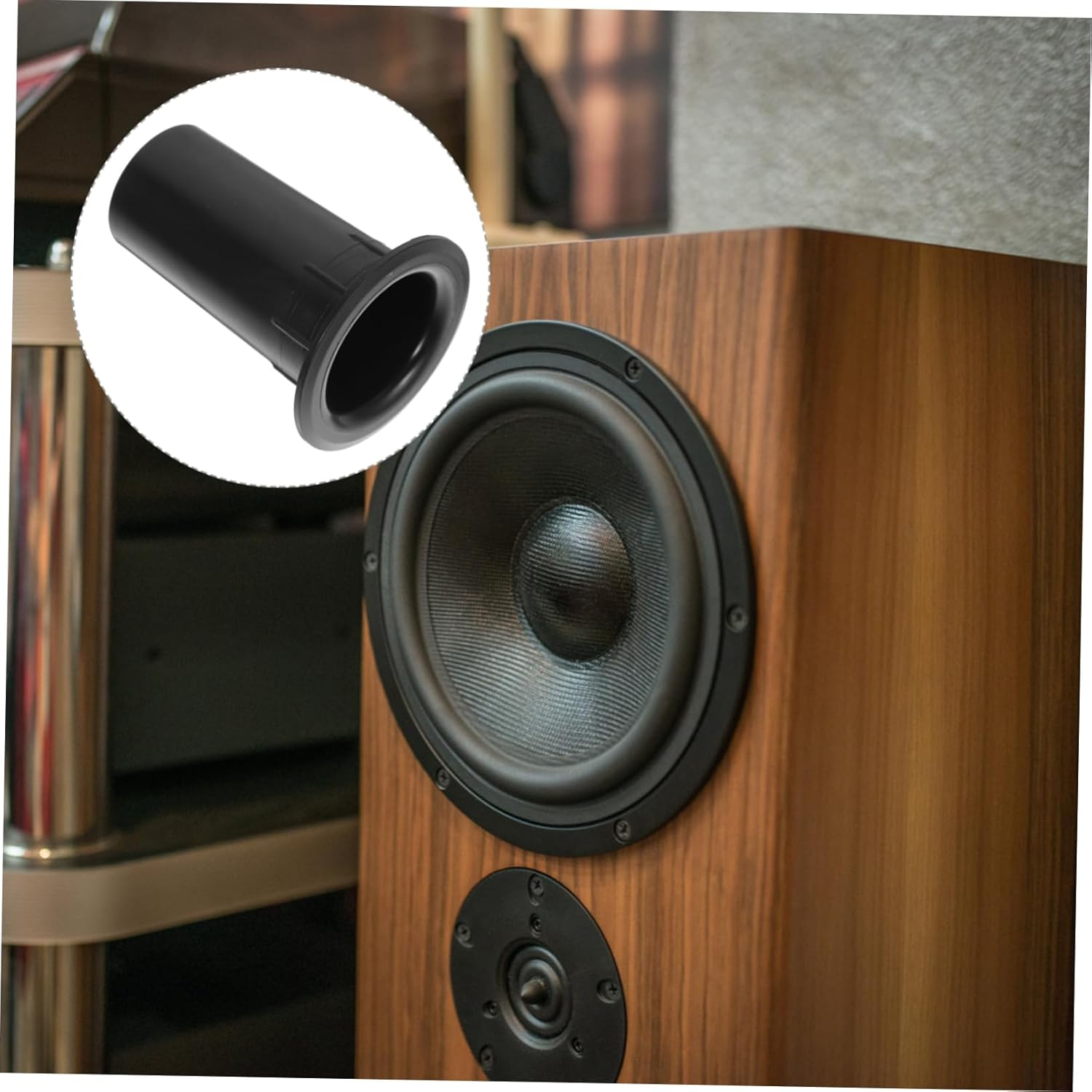 OSALADI 12Pcs Speaker Port Tube Replacement Bass Accessory Wear-Resistant Design for Enhanced Sound Quality Home Theater Systems image number 5