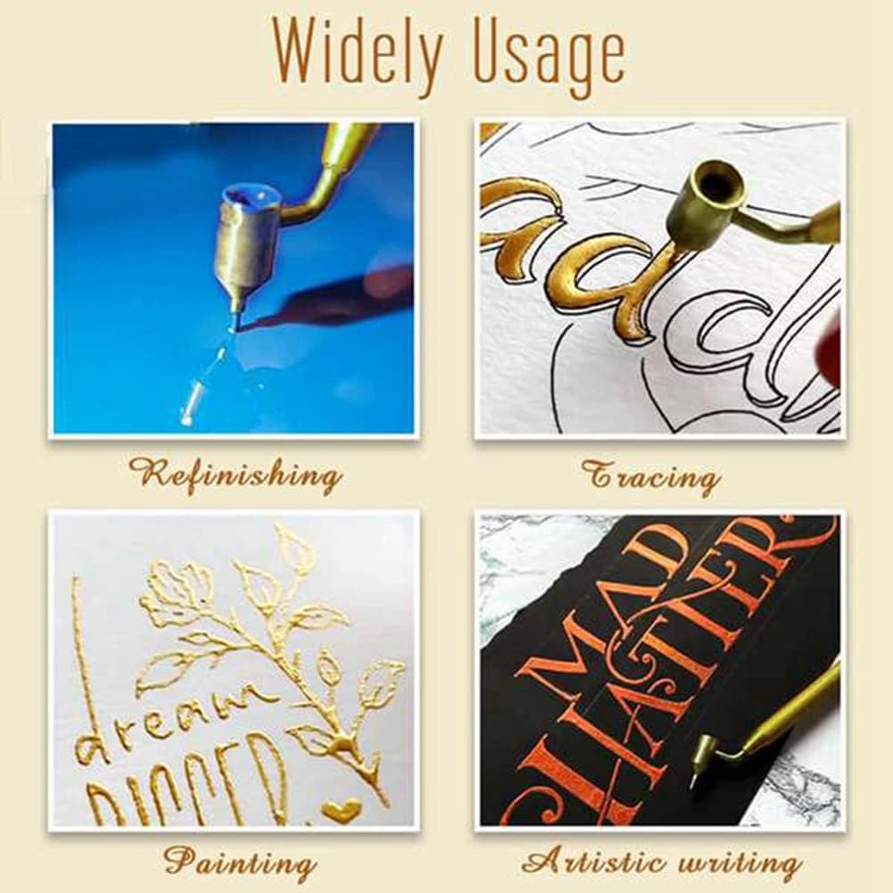 SVRITE Slanting Paint Pen, Detailing Fluid Writer Paint Applicator Pen,For Rock,Scratch Repair 1