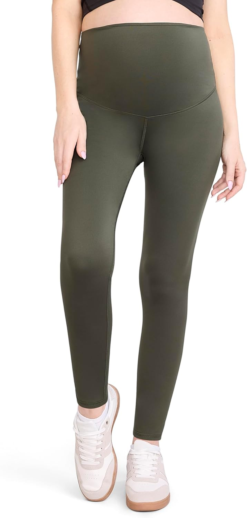 Motherhood Maternity Women'S over the Belly Workout Activewear Pregnancy Leggings image number 5