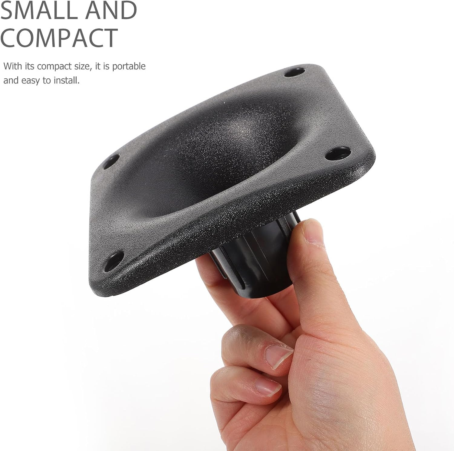 GAROZATION High Fidelity Outdoor Horn Speaker Compact Performance Audio Speaker for Stage Use Portable Black Tweeter Loudspeaker with Clear Sound and Easy Installation image number 1
