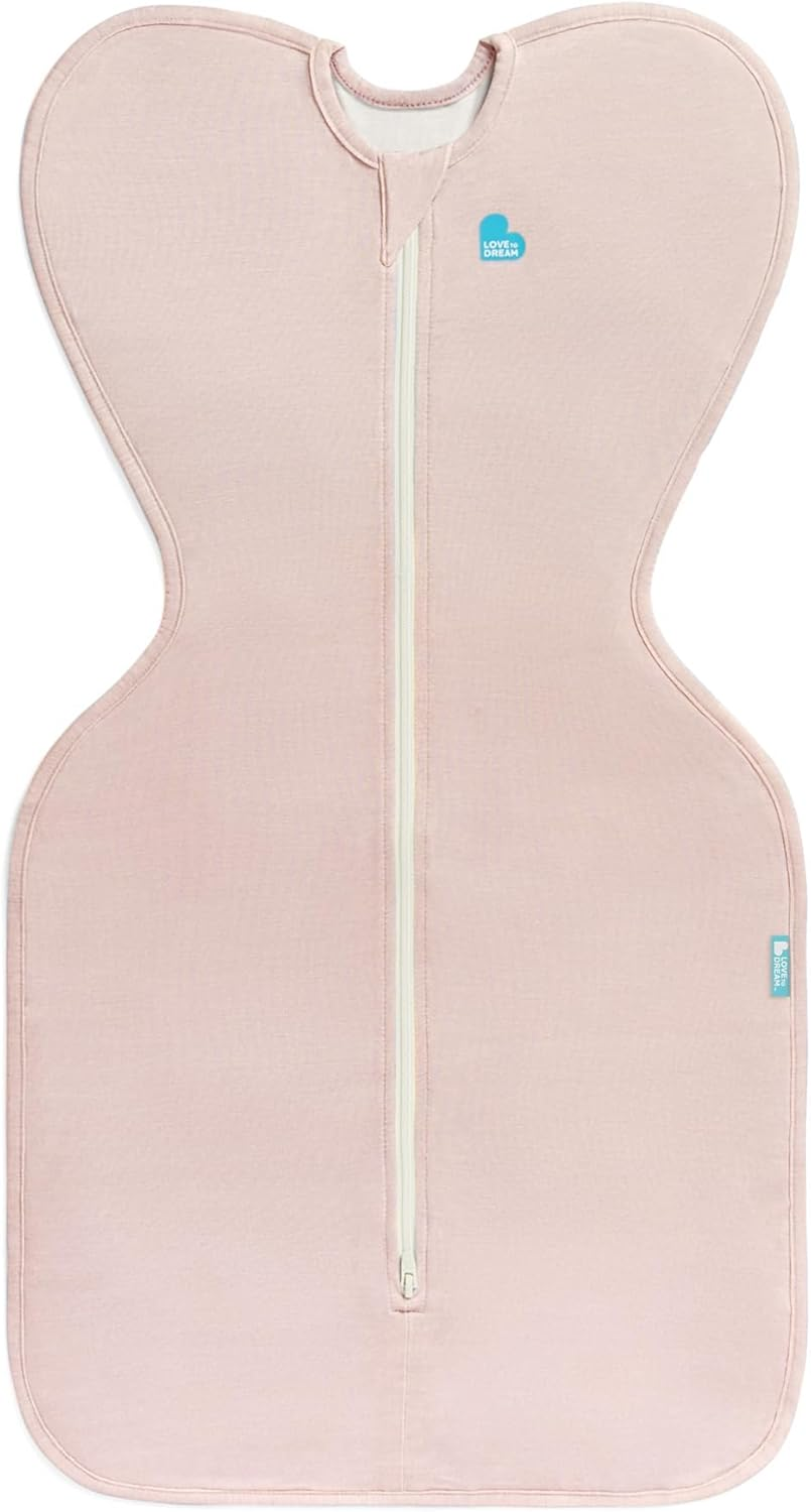 Love to Dream Swaddle UP, Baby Sleep Sack, Self-Soothing Swaddles for Newborns, Snug Fit Helps Calm Startle Reflex, Newborn Essentials Must-Haves, Lite 0.2 TOG, Sleep Sack, 8-13 Lbs, Soft Blue image number 4