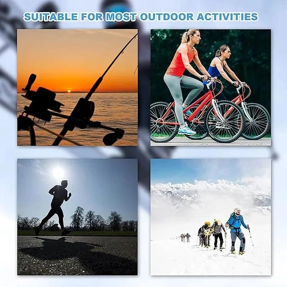 3 Pcs Balaclava Full Face Ski Mask Winter Breathable Headwear Lightweight Face Mask for Motorcycle Cycling and Outdoor Sports, Compatible with Helmet, Unisex Black Lycra Headwear image number 1