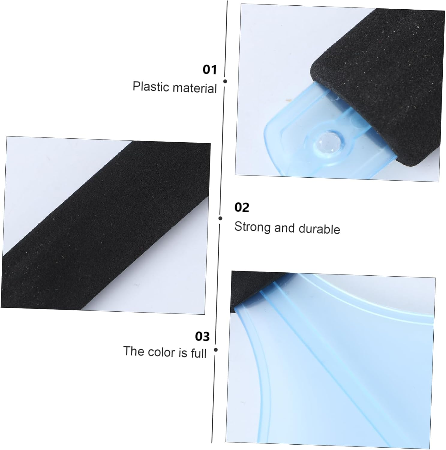 Beatifufu Blue Haircut for Hairspray Protection Non-Slip Sponge for Salon and Home Use for Facial Guard during Hair Treatments image number 3