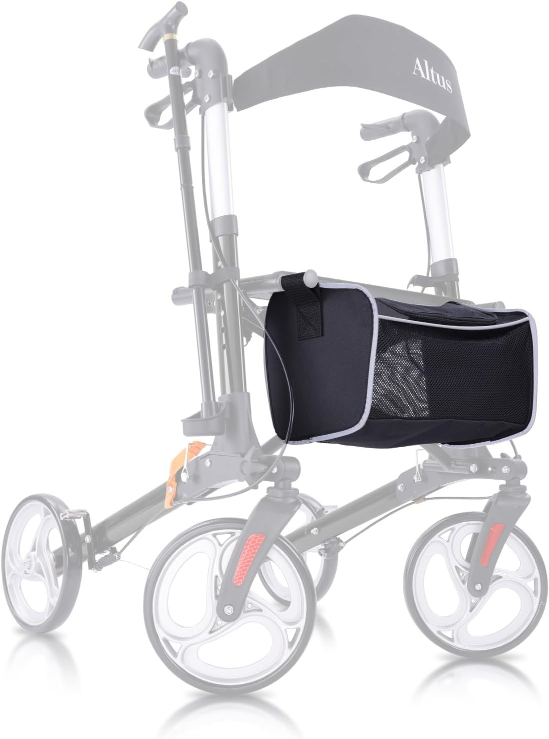 Altus 10-Inch Wheel Euro Walker Rollator Front Bag image number 4