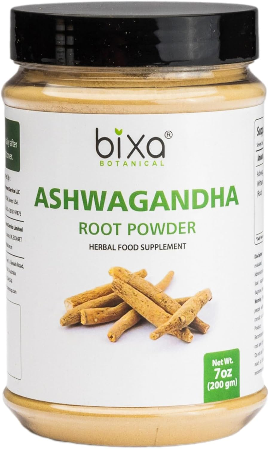 Ashwagandha Root Powder (Withania Somnifera Root) Indian Ginseng, Best Re-Energizer & Immunity Booster | Herbal Supplement by Bixa Botanical (7 Oz / 200G) image number 3