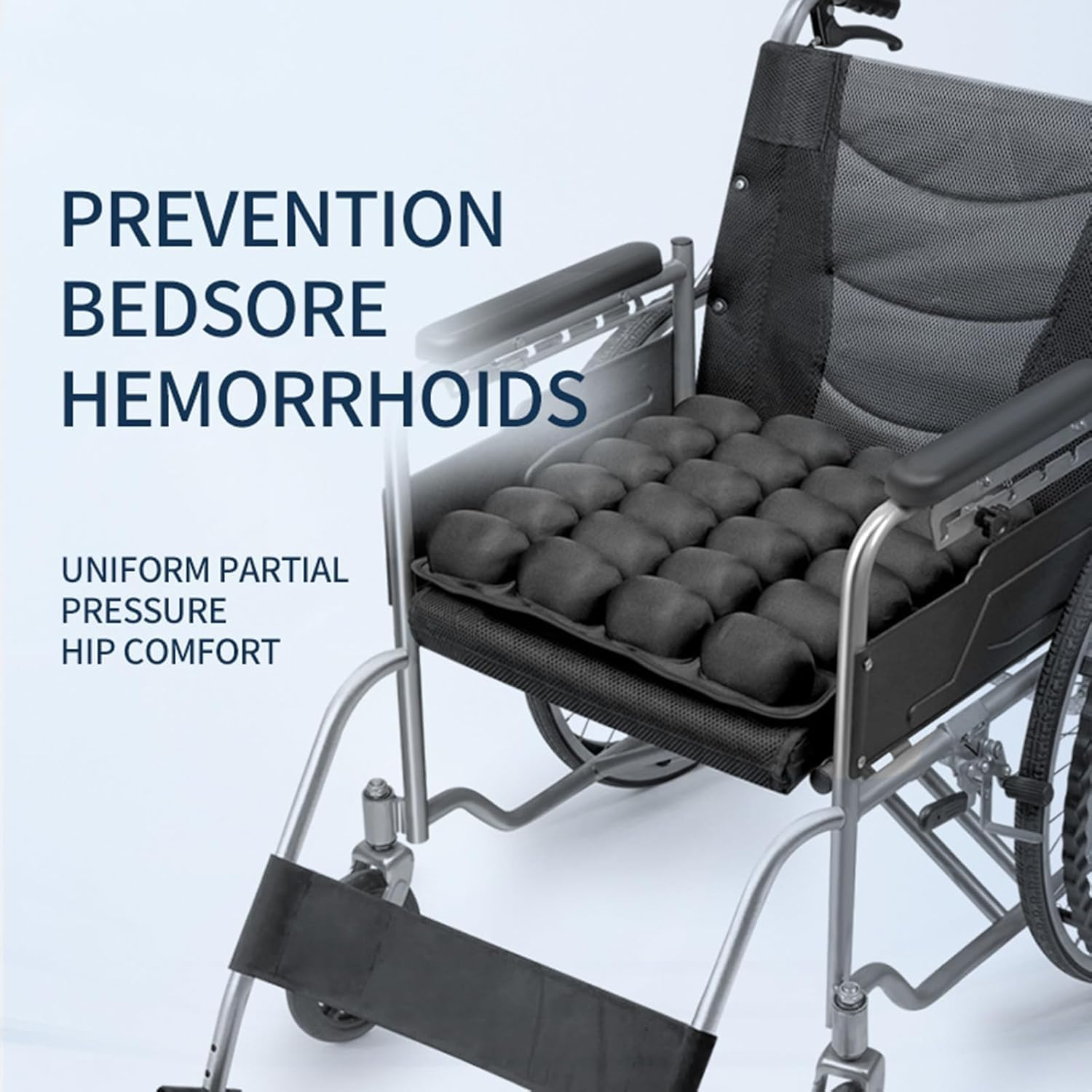 Sondur Travel Cushion, Plane Cushion for Airplane Seats, Comfortable 3D Air Cell Seat Cushions, Car Seat Cushion, Office Wheelchair Pad Orthopedics Pain Pressure Relief Camping Seat Mat image number 3