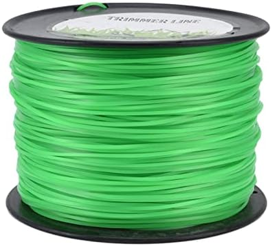 2.0Mm 372 Meters Trimmer Line, Lawn Mower String Cord, Green String Trimmer Line, the Length of Trimmer Line Reaches 372 Meters image number 1