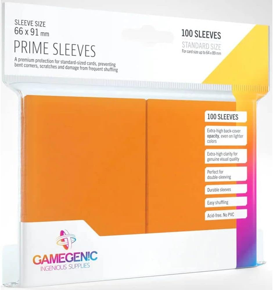 Gamegenic Prime Card Sleeves with 100 Sleeves per Pack, Pink