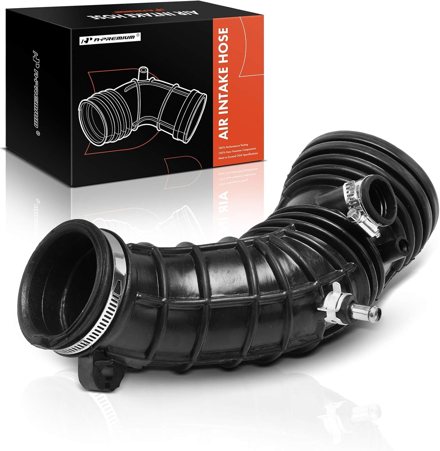 A-Premium Engine Air Intake Hose Tube [Fits DOHC, 4Cyl 2.5L] Compatible with Acura TSX 2004-2005, Air Cleaner to Engine, Replace# 17228RBB000, 06172RBB305 image number 3