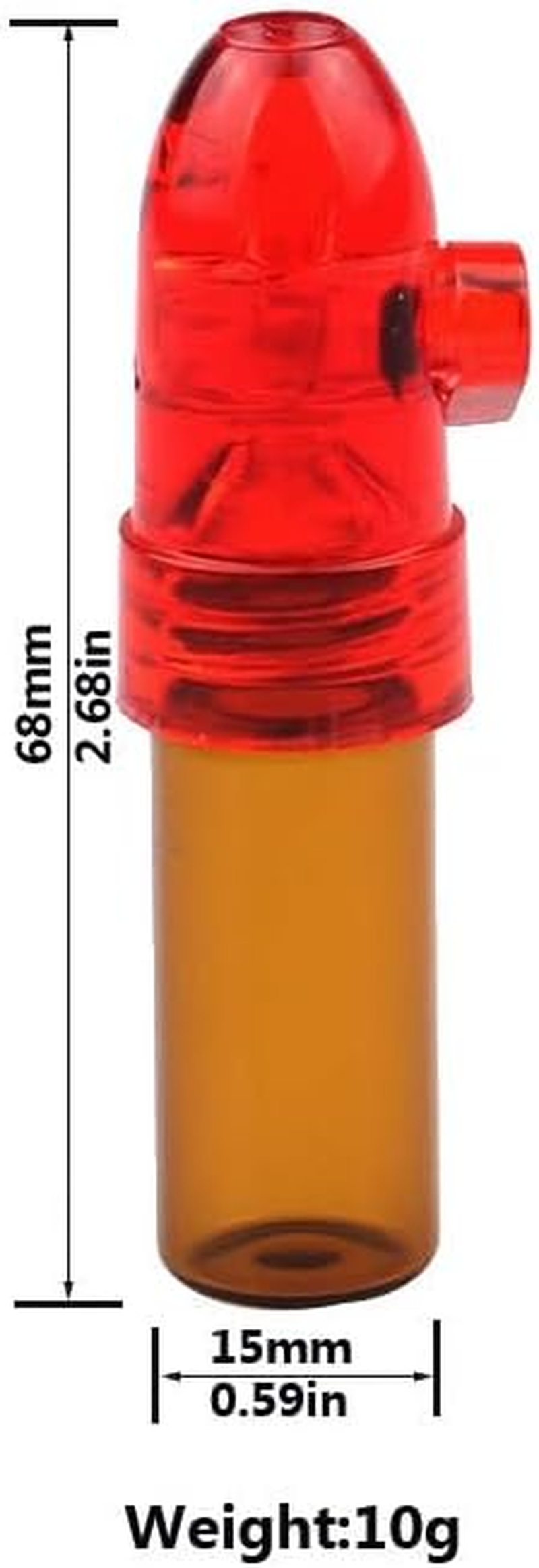 8 Pack Portable Camping Containers with Easy Knob Switch, Refillable Salt Shakers, Compact Storage Bottles for Outdoor Cooking, Travel, Picnic 4 White + 4 Brown Eco-Friendly image number 1