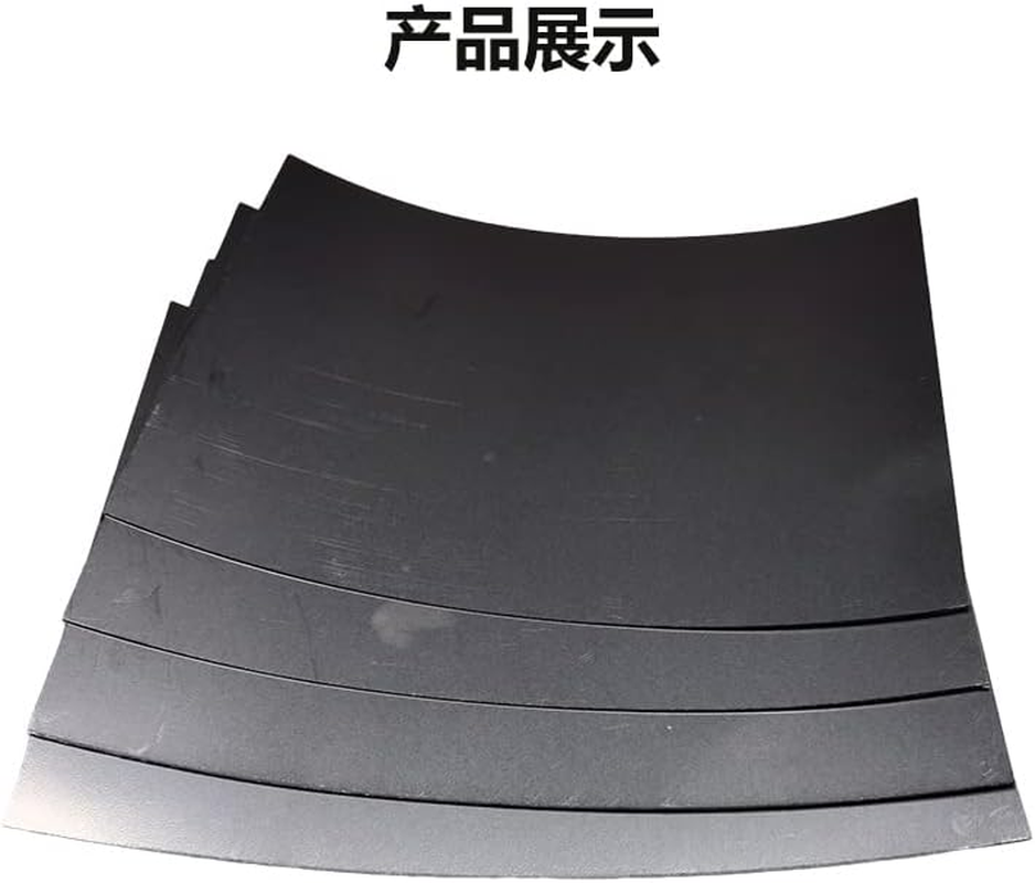 5Pcs 250Mm X 250Mm 99.5% Flexible Graphite Sheet Foil Gasket Sheet Design Customizable (0.3Mm 250Mm X 250Mm) image number 2