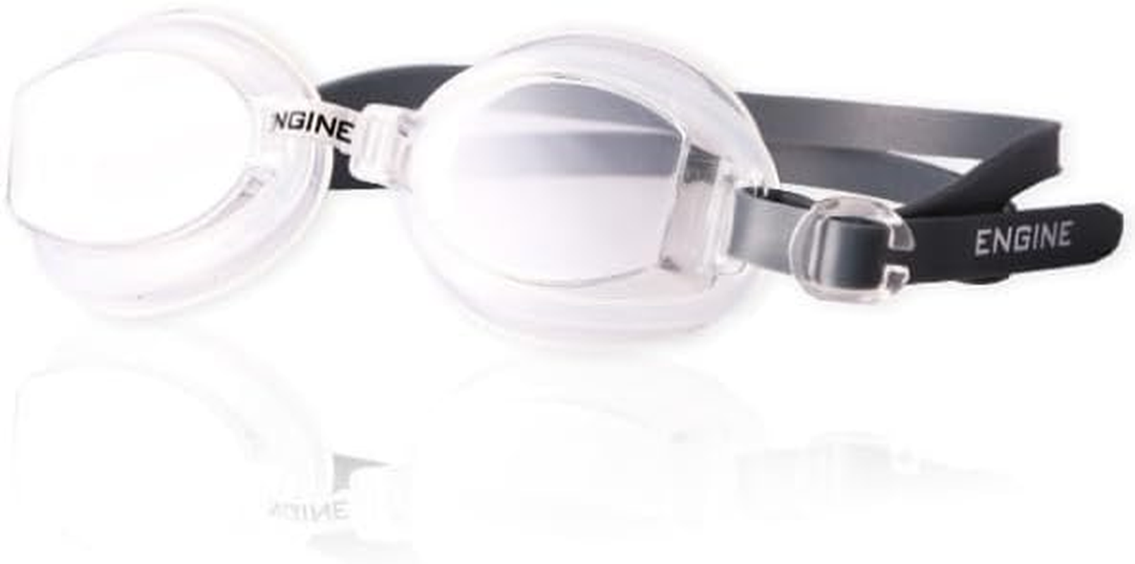 Engine Turbo Goggles (Small, Clear/White)