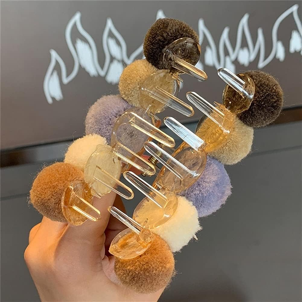 Hair Bobby Pins,Barrettes,Snap Clip,Hair Slides,Women Hairpins Big Claws Crab Hairpins Barrettes Ponytail Girls Hair Accessories Ornaments (Color : A) image number 2