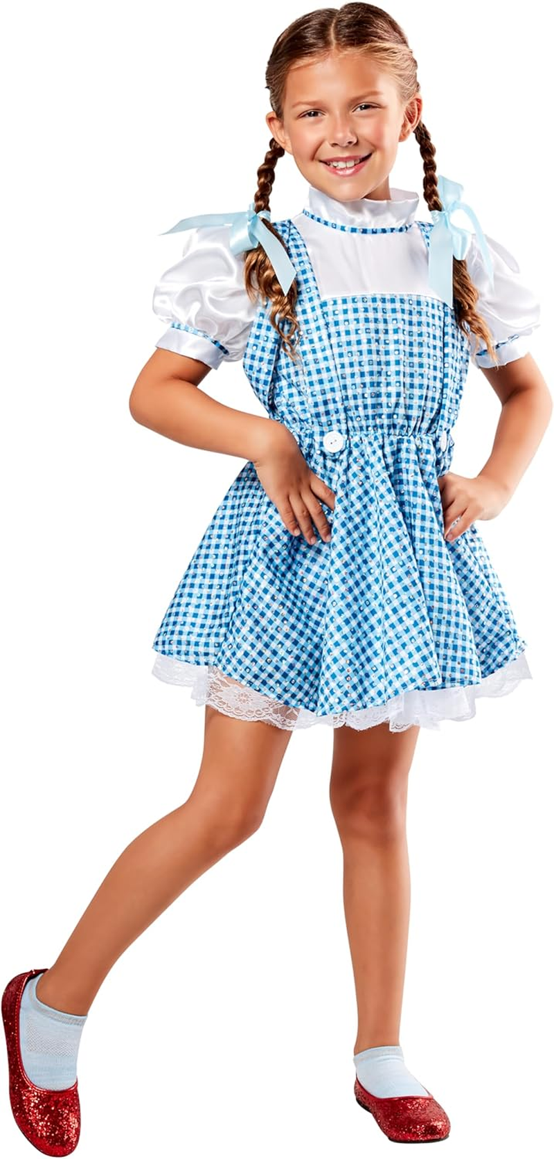 Dorothy Sequin Costume for Kids - Warner Bros the Wizard of Oz image number 1