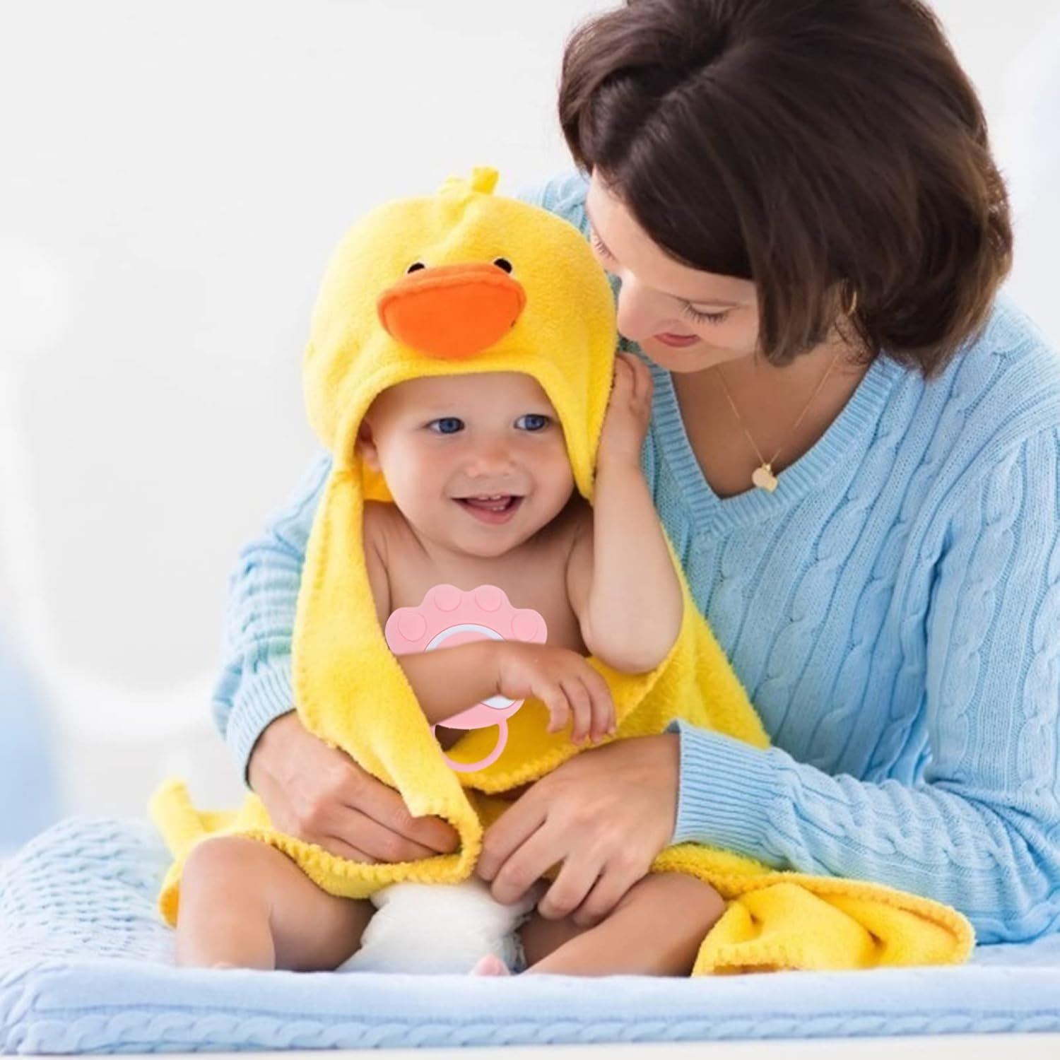 Cabilock 1Pc Multipurpose Bath Brush Silicone Gentle Wash Brush for Baby Shower Scrubber image number 4