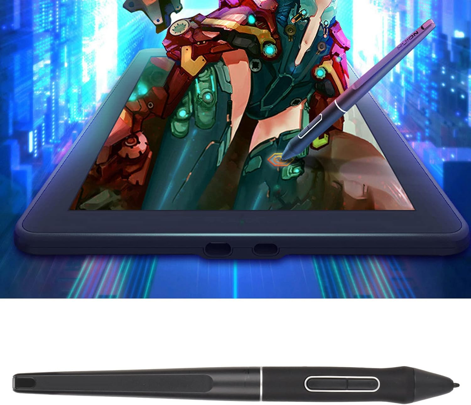 PW517 Battery-Free Stylus Pen 8192 Level Pen Pressure Sensitivity for Kamvas 13, Kamvas Pro 24, Kamvas 22, Kamvas 22 Plus, Supports &plusmn;60&deg; Tilt Function