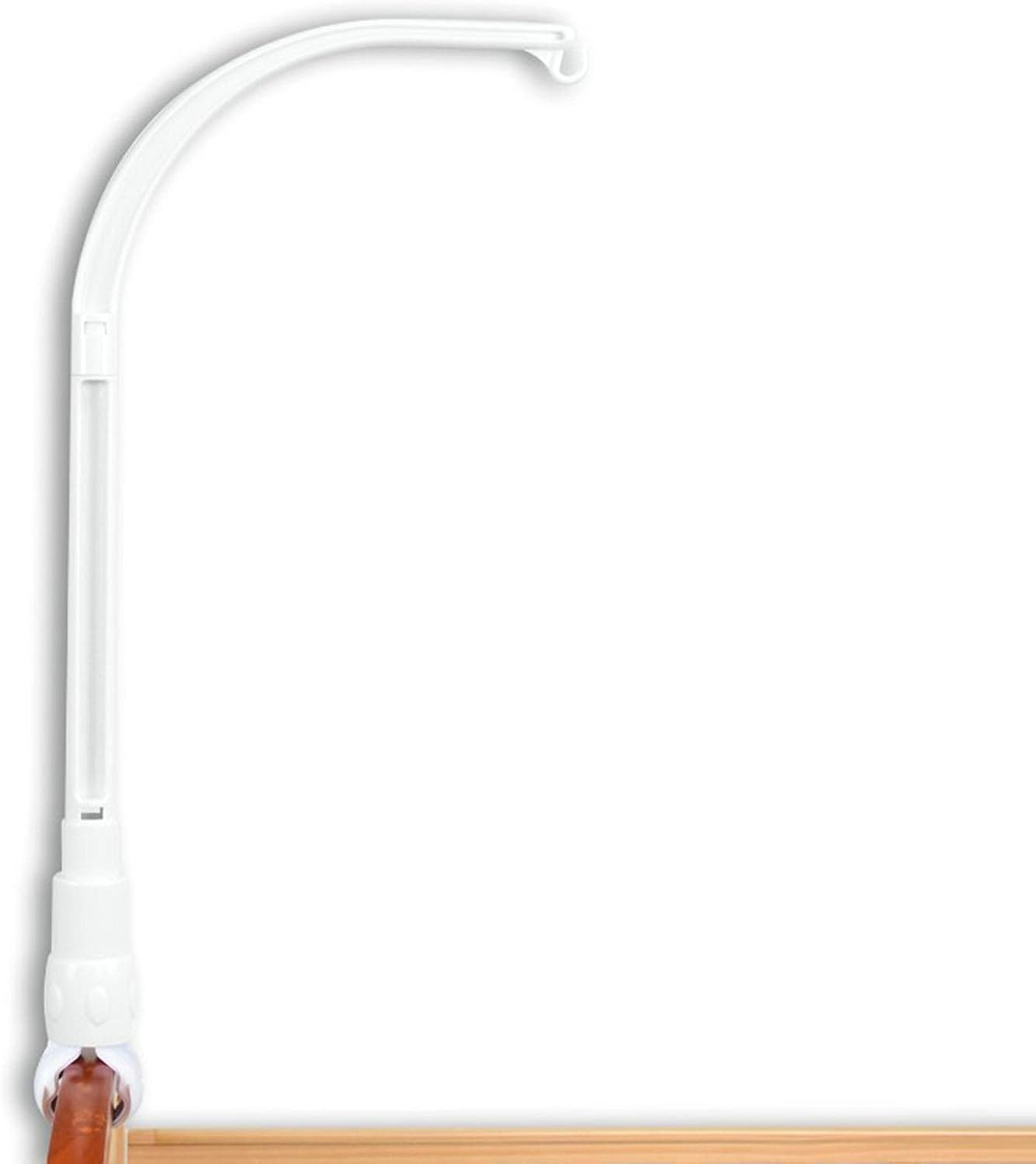 23 Inch Baby Crib Mobile Bed Bell Holder Arm, Baby Bed Bell Bracket Crib Toy Hanging Arm Bracket for Baby Bed Bell Toy, Only Holder image number 3