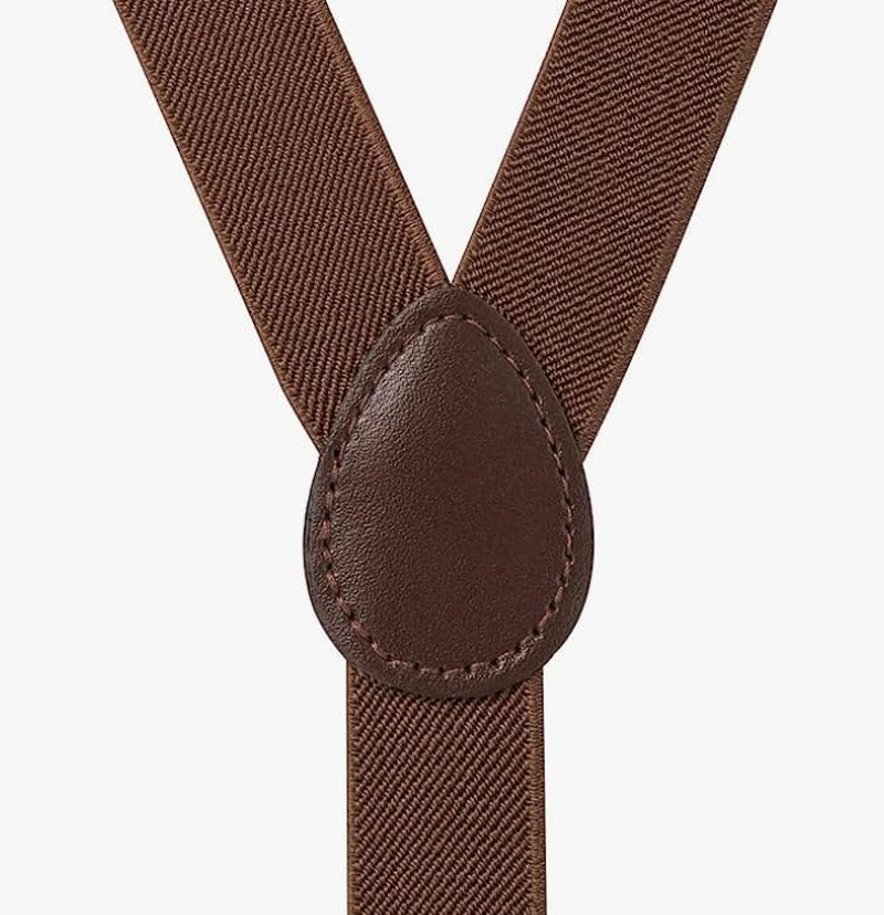 Men Suspender and Bow Tie Set, anti Slip Suspender Belt and Pre-Tied Bow Tie, Perfect for Tuxedo image number 4