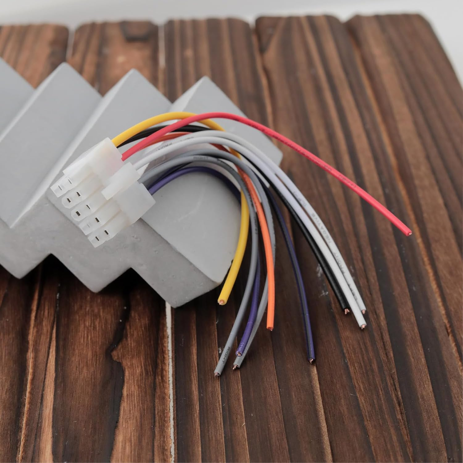 SING F LTD 1Pc 10-Pin Car Audio Connection Plug Harness Compatible with Kicker Bassstation PT10 PT250 11PT8 11HS8 Cable Length 14Cm image number 3