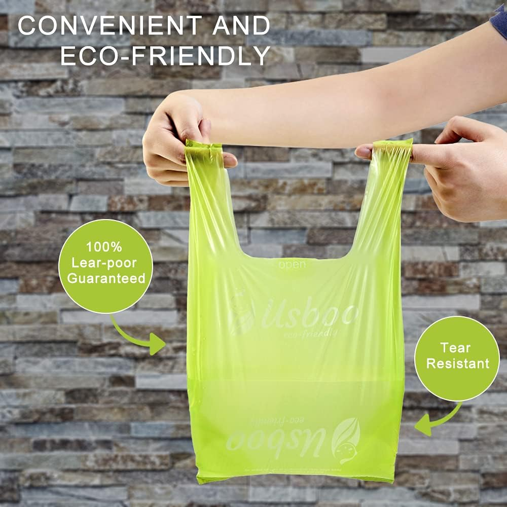 Baby Disposable Diaper Bags,300 Count Oxo-Biodegradable Diaper Sacks,Easy-Tie Handles,Diaper Disposal or Pet Waste Bags, Unscented - Green image number 5