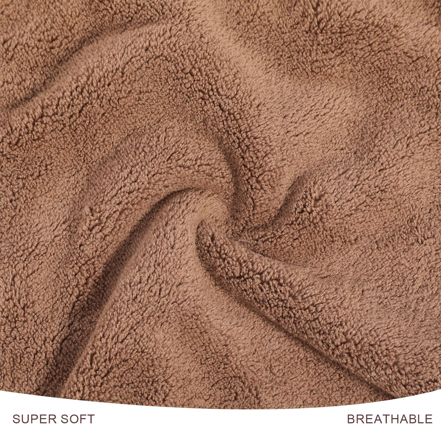 Microfiber Makeup Remover Cloth Soft Facial Cleansing Cloths Absorbent Washcloth Face Cloths Reusable Flannel Face Cloth 8Inch X 8Inch 6Pack (Pink, White, Brown, 1 Count (Pack of 6)) image number 6