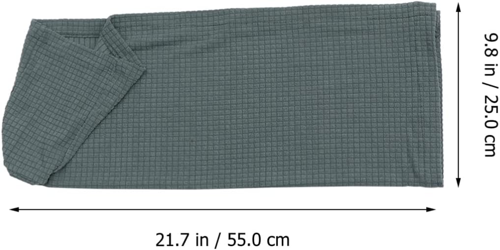 BESPORTBLE Sofa Armrest Cover Stretchy Armrest Protective Covers for Home Office and Slip Material - Dark Blue image number 2