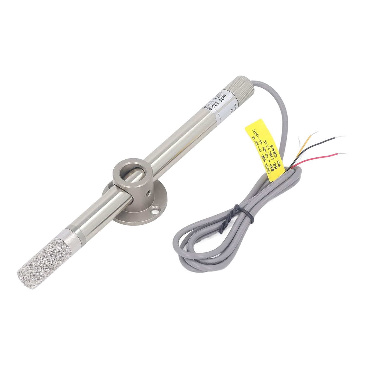 Jectse Temperature Humidity Sensor Stable Output for Data Detection IP68 Waterproof Probe for Outdoor Greenhouse 15‑30V DC Transmitter Sensor Probe