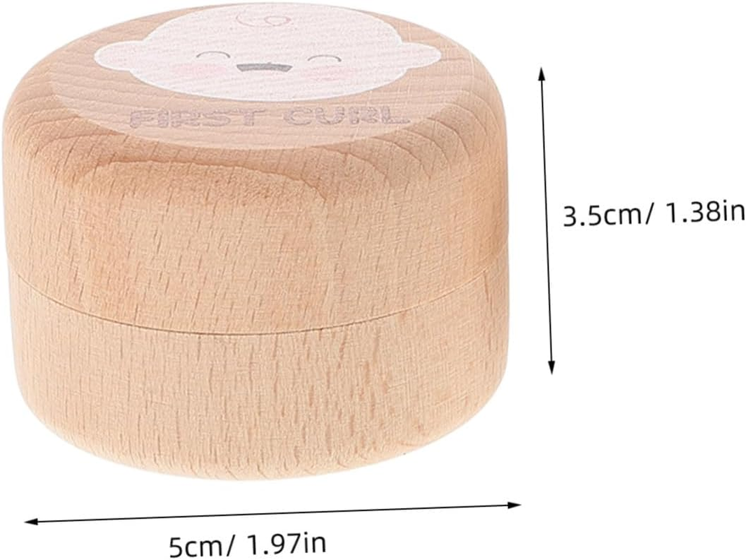 2Pcs Wooden Tooth Keepsake Box for Boys and Lost Teeth Cute Saver Container for Boys Girls Memorial Box image number 4