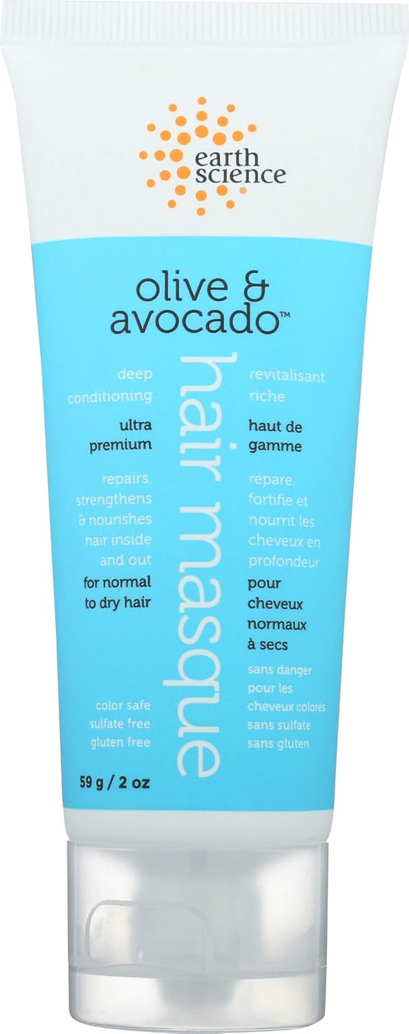 Earth Science Olive & Avocado Hair Masque, 2 Oz. image number 2