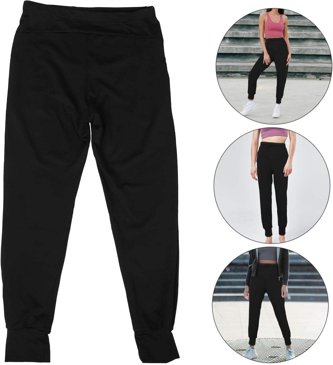 Pregnant Women Yoga Pants Summer Towels Grille Vents Sportswear Yoga Pants ' Accessories Pregnant Women'S Yoga Pants Ladies Crochet Maternity Workout Pants Black Polyester image number 6